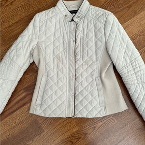 Zara quilted bomber coat
